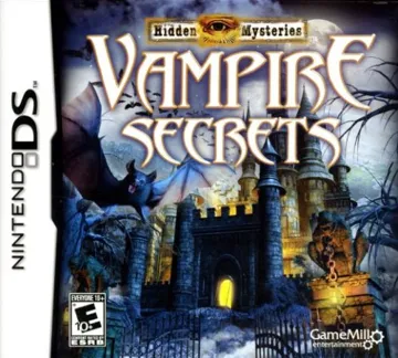 Hidden Mysteries - Vampire Secrets (Europe) (En,Fr,Nl) box cover front